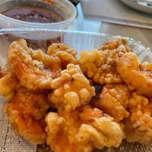 Gan Poong Shrimp - the sweet chili sauce was so good