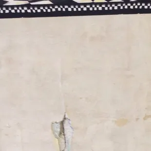 Dining area needs a little repair