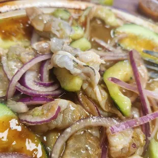 They don't clean the veins out right in their shrimp