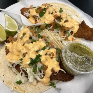 Fish tacos - fantastic