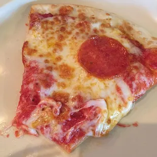 Slice of pepperoni zaa.
