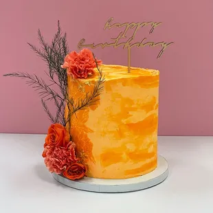 Orange Birthday Cake