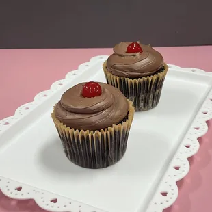 Black Forrest Jumbo Cupcakes