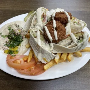 Falafel Sandwich (Arabic w/ 2pc Falafel)