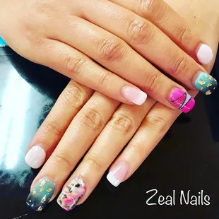 DIPPING NAILS- OMBRE, MARBLE, BLOCK COLOR