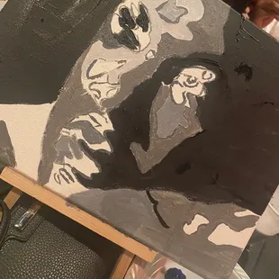 Up stairs sip and paint event