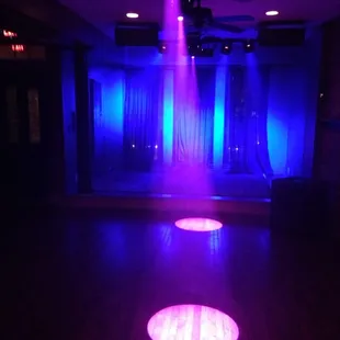 Dance floor area
