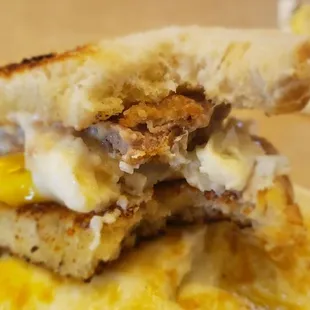 Sourdough toast sandwich was delicious