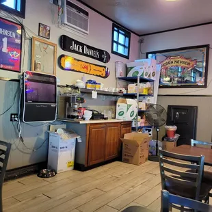 Dining side of bar