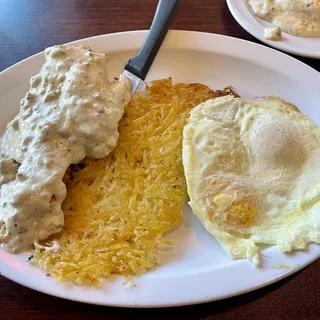 Chicken Fried Steak & Eggs