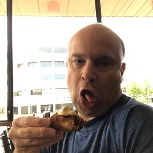 Shaylyn Face Fried Chicken Jeez Sauce