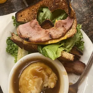 Club Sandwich COMPLETELY BURNT