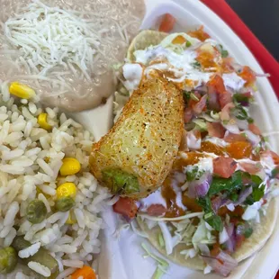 Fish taco combo  Fish Taco