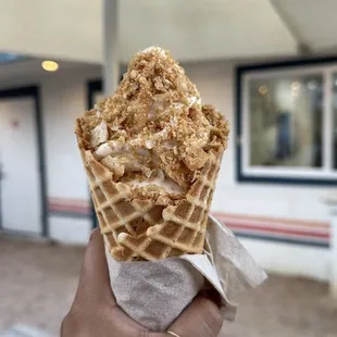 Banana cream ice cream