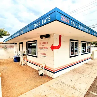 the front of the store