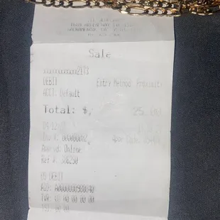 Extra charge for different bracelets so what 25 dollars to loose gold?