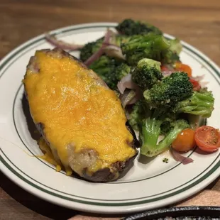 Loaded potato &amp; chef's veggies