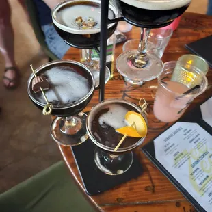 Coffee Espresso Martini towers