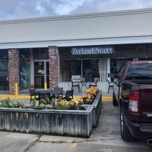 the front of the store