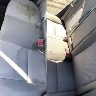 Full interior extraction. Get rid of interior stains.
