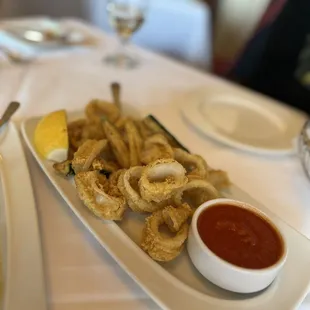 Calamari Fritti &amp; Zucchini