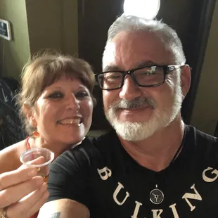With my friend Donna from the New Orleans Bourbon festival.
