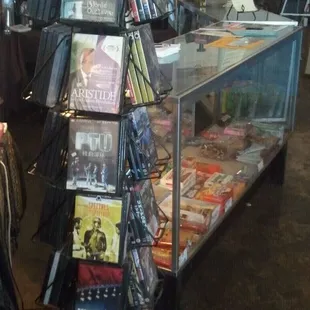 a display of cds