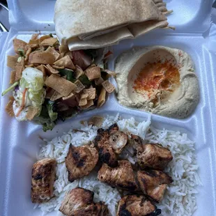 Shish Tawooq Platter (Chicken)