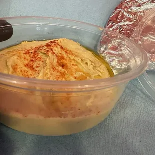 Hummus ...no worries that's what you get