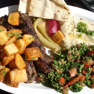 Shish Kefta Platter
