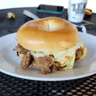 Prime Rib Bagel