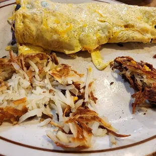 Overcooked hashbrowns