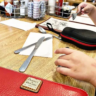  person sitting at a table