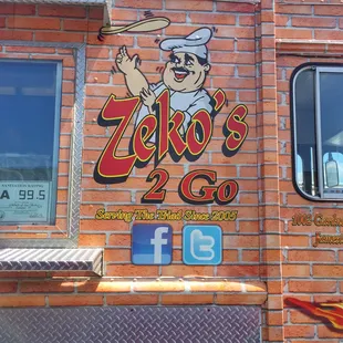 a sign for a restaurant