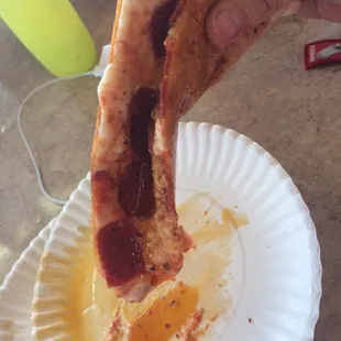 Foldable!  Proper NY pie!