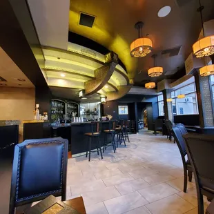 the interior of a restaurant