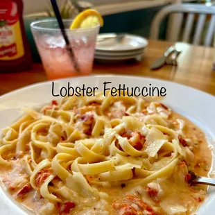 Lobster fettuccine