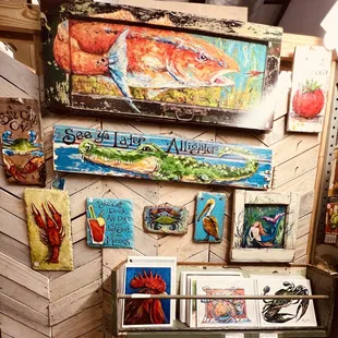 Art on Architectural Salvage by New Orleans artist, Paige DeBell