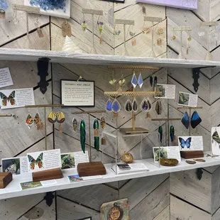 Nest Nola&apos;s butterfly wing jewelry
