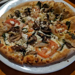 Spinach Artichoke Pizza