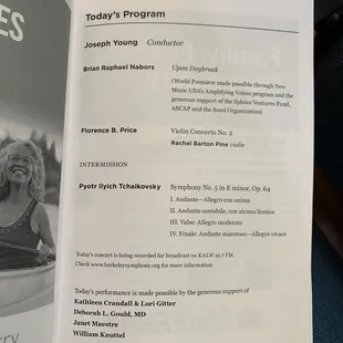 Berkeley Symphony SYMPHONIC I: IDENTITIES ~ Nabors  ~ Price ~ Tchaikovsky ~ Joseph Young conductor {10/16/2022}