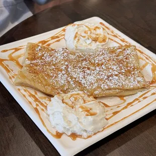 Caramel Apple Crepe