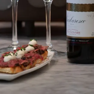 Beef Tenderloin Crostini