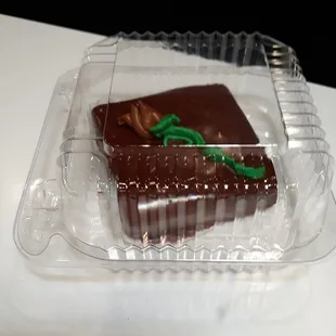 Caramel filled Brownie.