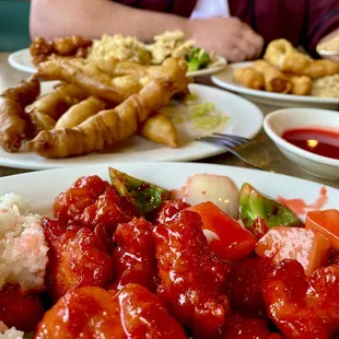 Sweet and sour chicken