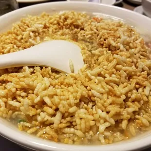 Sizzling Rice Soup