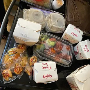 Chicken Sweet and Sour, General Tsao's Chicken, Dumplings