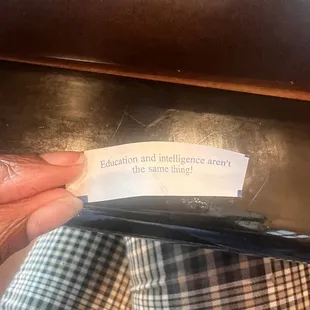 Fortune cookie