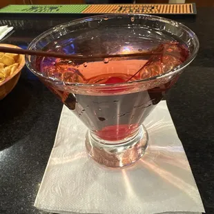 Pomegranate martini