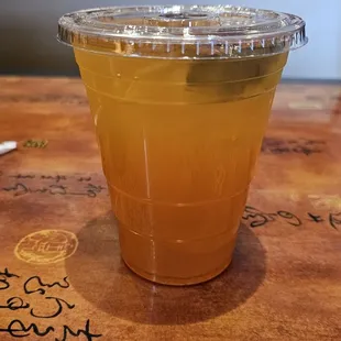 I tried the boba.  That black mass is the pearls.